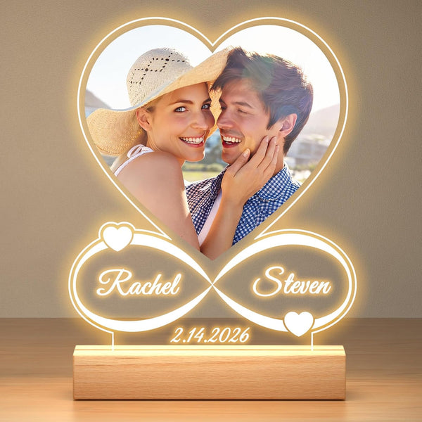 Custom Photo Frame with Night Light