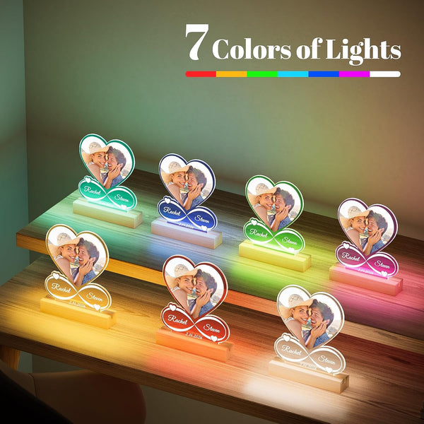 Custom Photo Frame with Night Light
