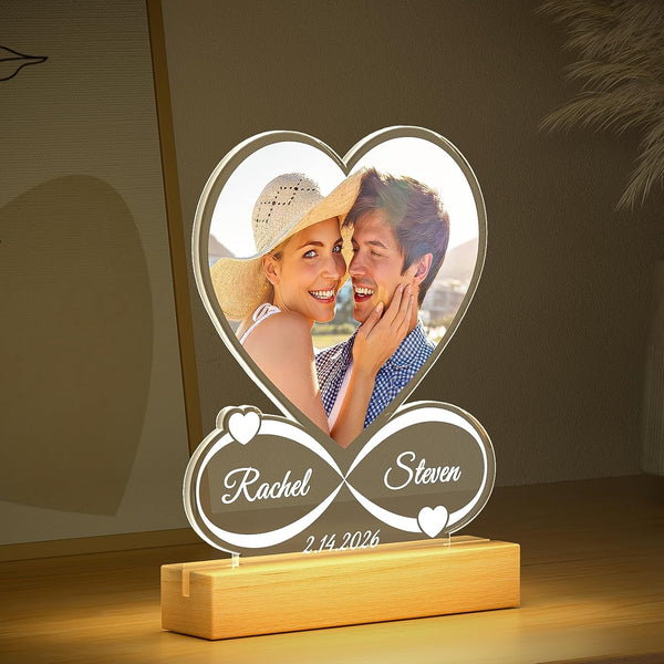 Custom Photo Frame with Night Light
